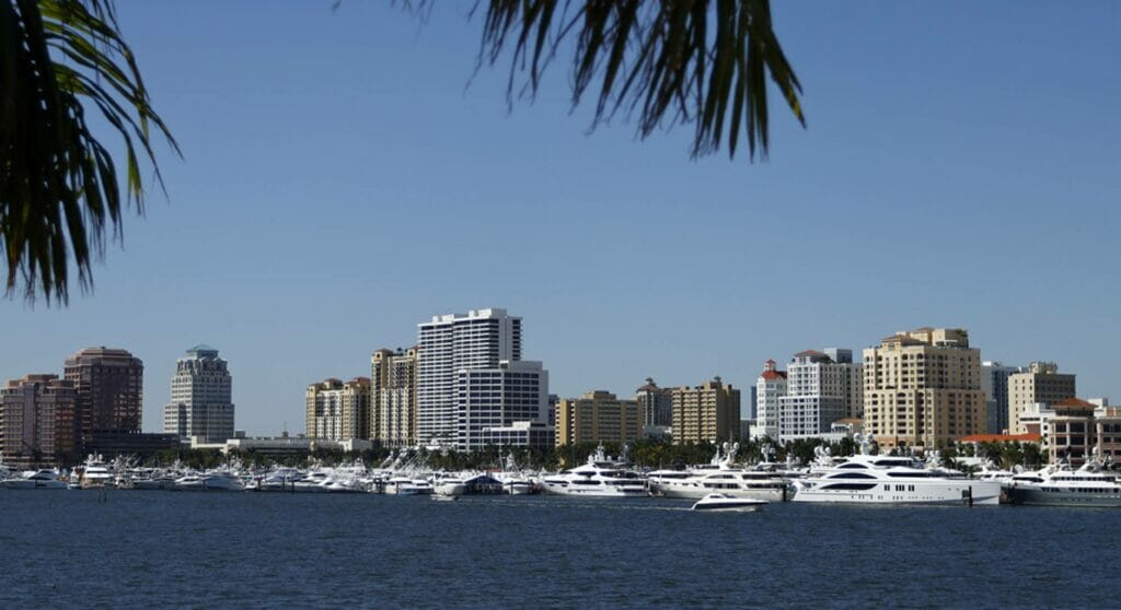 you'll see plenty of superyachts at the Palm Beach show