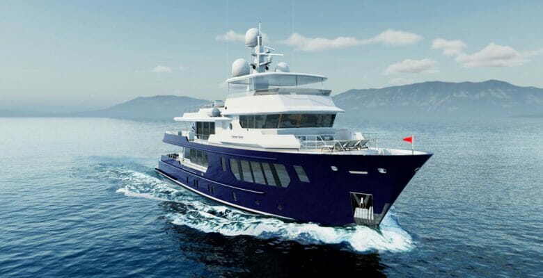 the second RMK 120 yacht is for sale