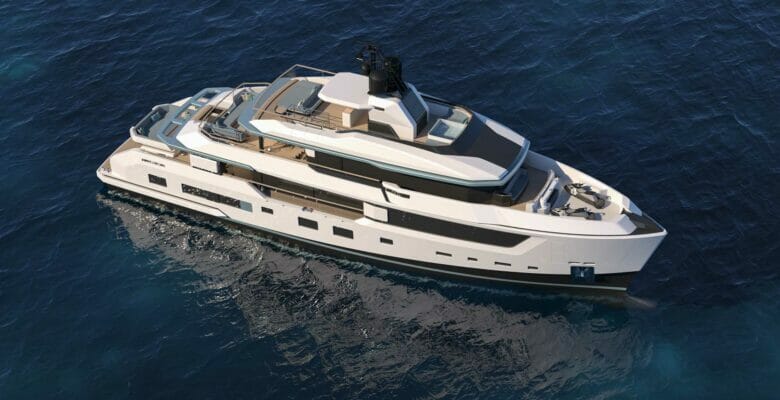 the Kiribati 38 yacht is from Floating Life