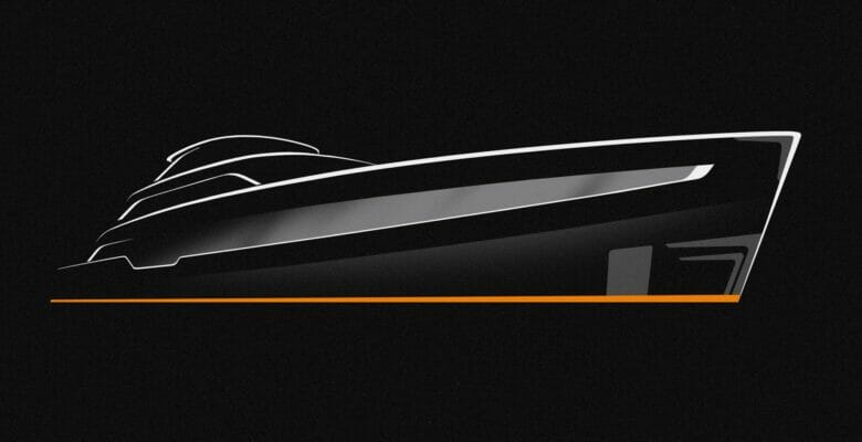 the 53-meter Admiral Panorama yacht full profile and interior design remain under wraps