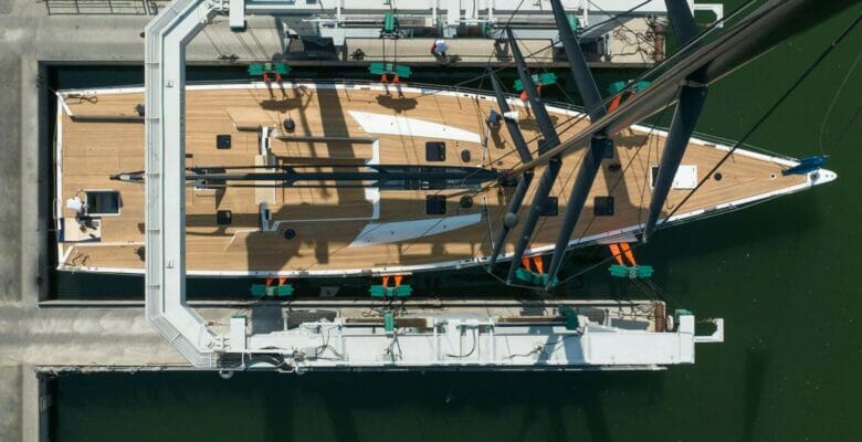 the launch of the Wally101 Full Custom yacht