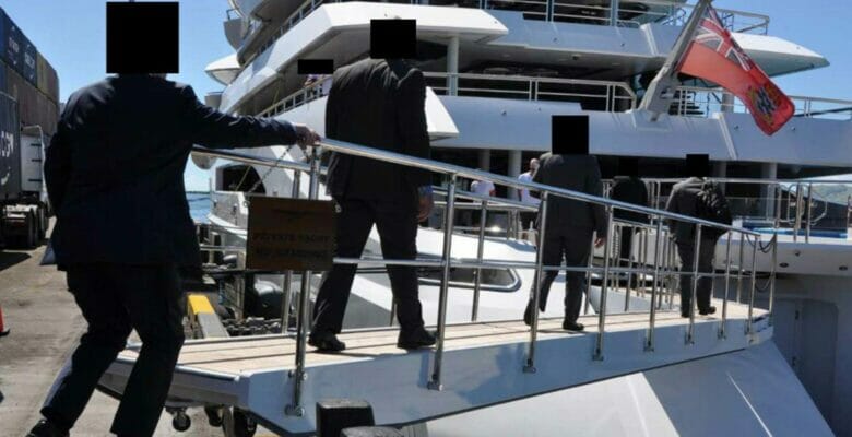 superyacht arrests involve government officials