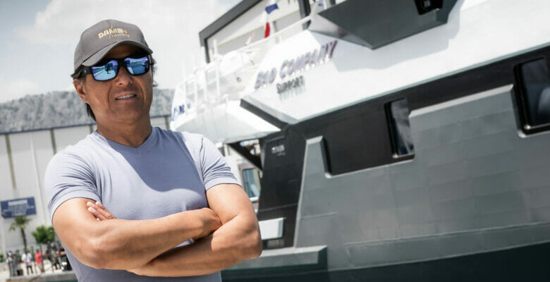 Anthony Hsieh owns the yacht Bad Company Support