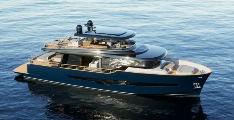 the Apreamare Maestro 88 yacht