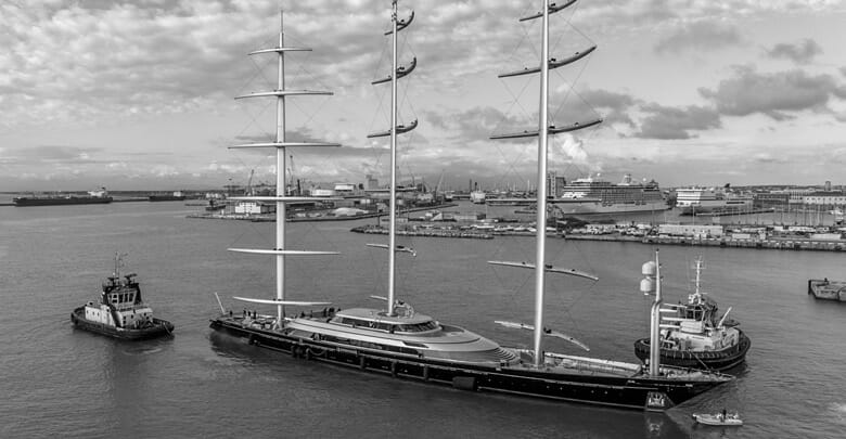 Lusben refitted the sailing superyacht Maltese Falcon from 2022 to 2023