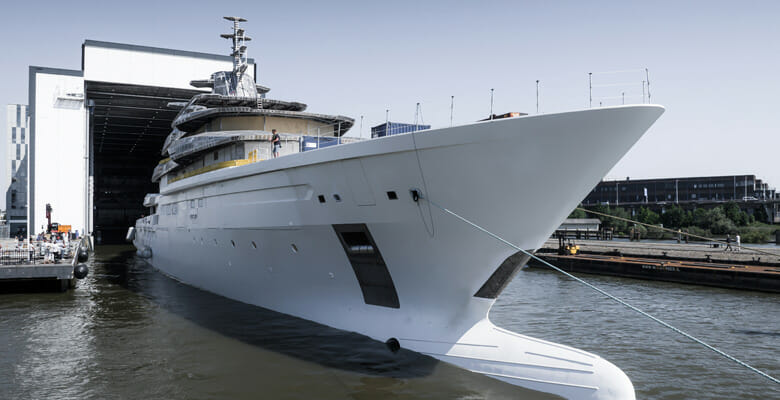 the Oceanco Y722, superyacht deliveries coming in 2025