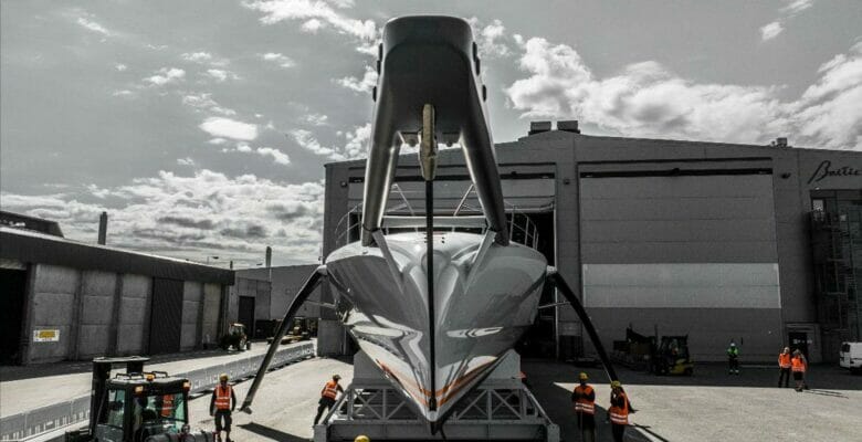 the Baltic 111 yacht Raven