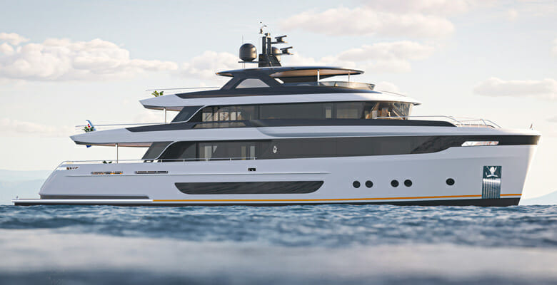 the Project Samba yacht design is by Guido de Groot