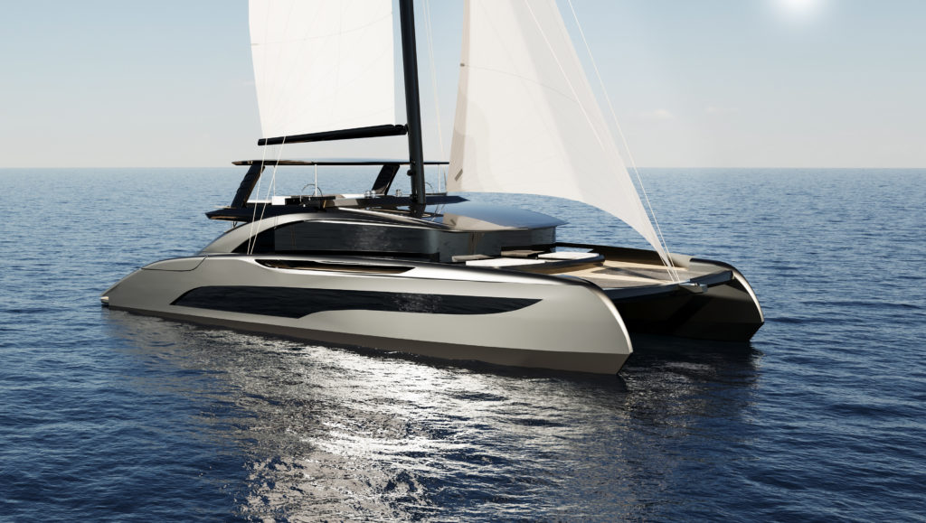 the Sunreef Zero Cat, a.k.a. Sunreef 80 Eco Hydrogen