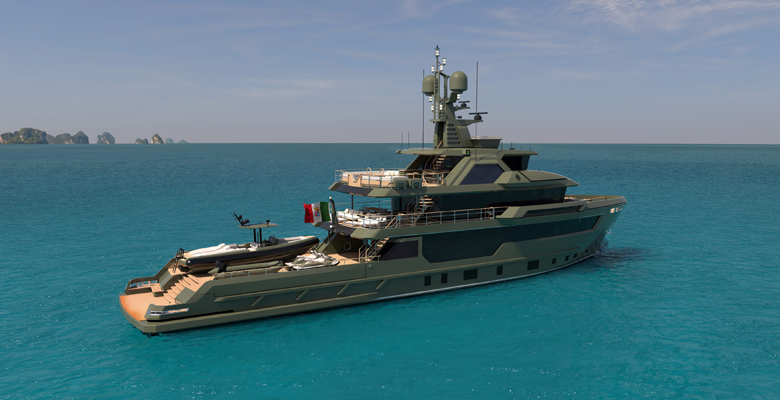 the CdM Flexplorer 146 yacht with Winch Design emphasizes sustainability
