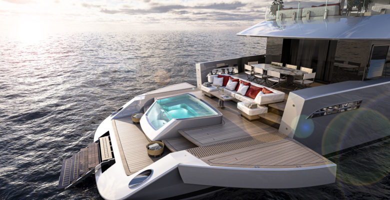 Columbus Atlantique 37 yacht hull #1 pool