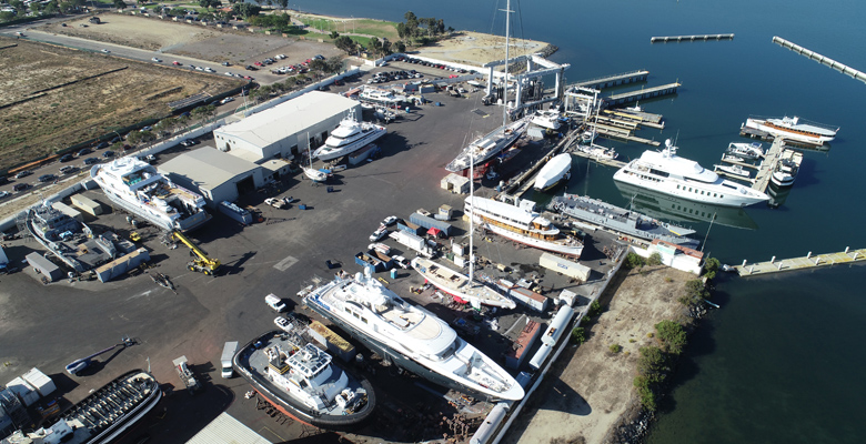 Marine Group Boat Works shipyard in Chula Vista, California