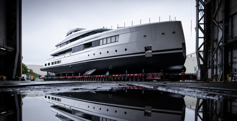 the launch of the Project Cali yacht