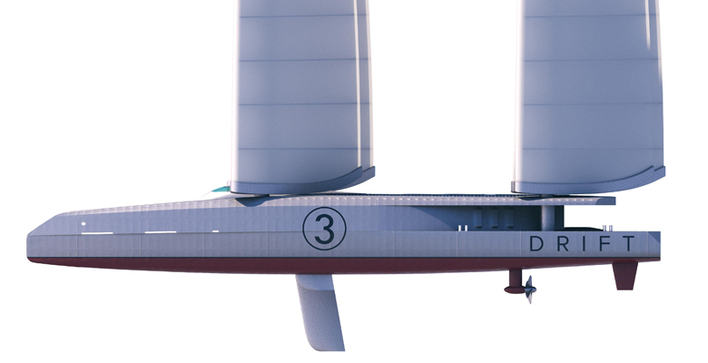 the Drift Energy MVY design uses an underwater turbine
