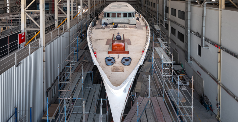 the sailing yacht Simena