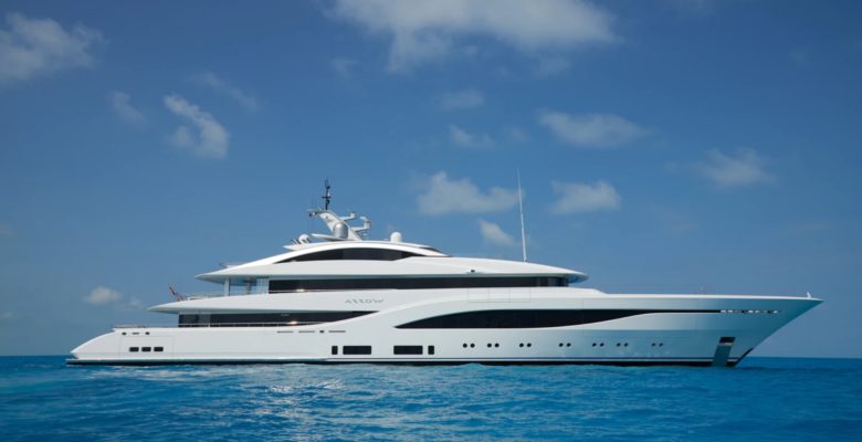 antigua is among superyacht hot spots for New Year's Eve for yachts like Arrow