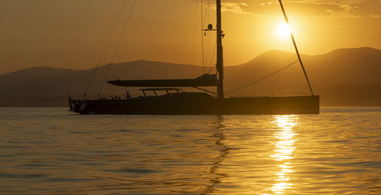 the sailing yacht Nilaya