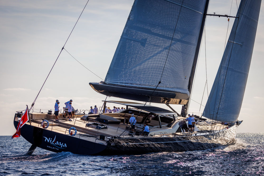the sailing yacht Nilaya