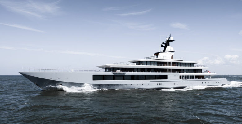 the Oceanco Seven Seas is among 100-meter-plus megayachts