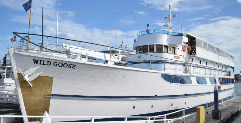 the yacht Wild Goose in California