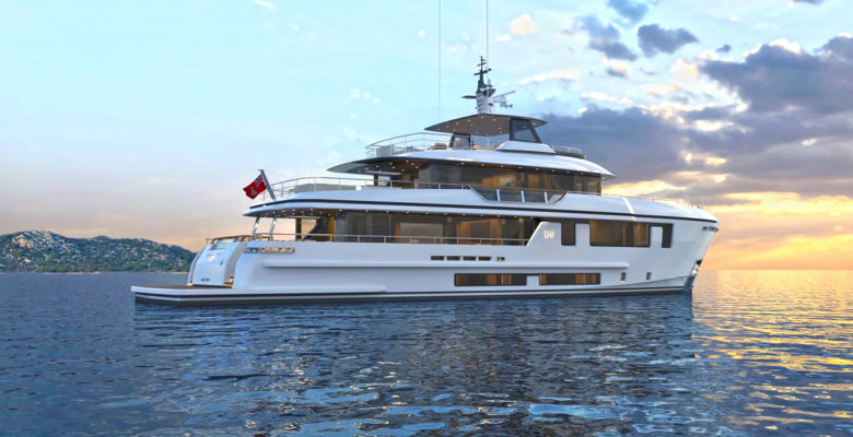 the Deep Blue 115 yacht by Cantiere delle Marche