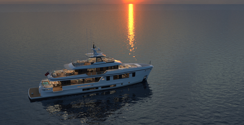 the Deep Blue 115 yacht by Cantiere delle Marche