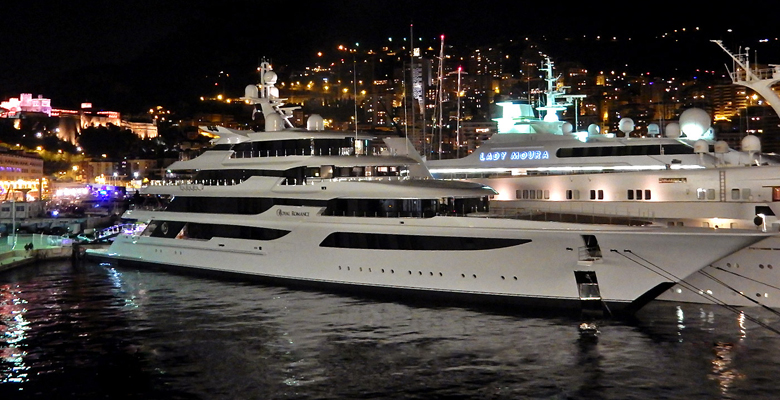 the superyacht Royal Romance in Monaco