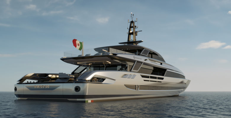 the Baglietto Fast50 yacht