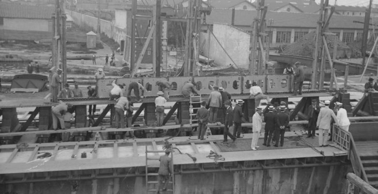 the Benetti book includes historic images of Cantiere Orlando