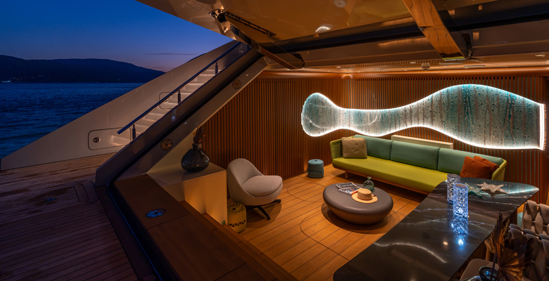 the yacht Kasif from Hot Lab and Bilgin Yachts