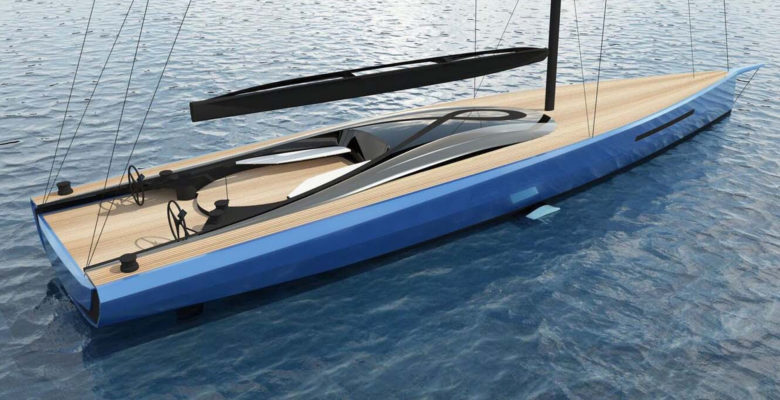 the Infiniti 105 yacht can be a high-performance cruiser or racer