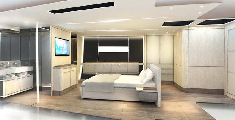 Infiniti 105 yacht master suite proposal