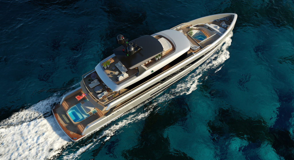 first Sirena superyacht, Sirena 42M