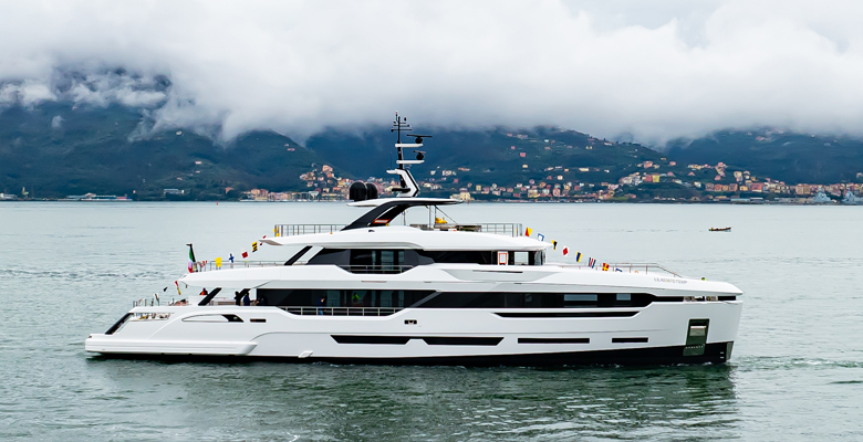 the Baglietto yacht Astera