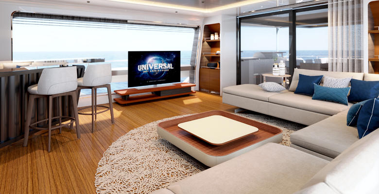 Ocean Alexander 35P yacht skylounge