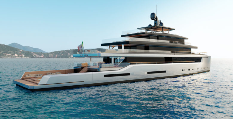 the Milano yacht project by Tankoa Yachts and Nauta Design