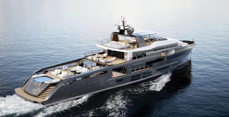 the Antonini Navi SUY 135 yacht