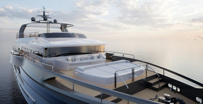 the Antonini Navi SUY 135 yacht