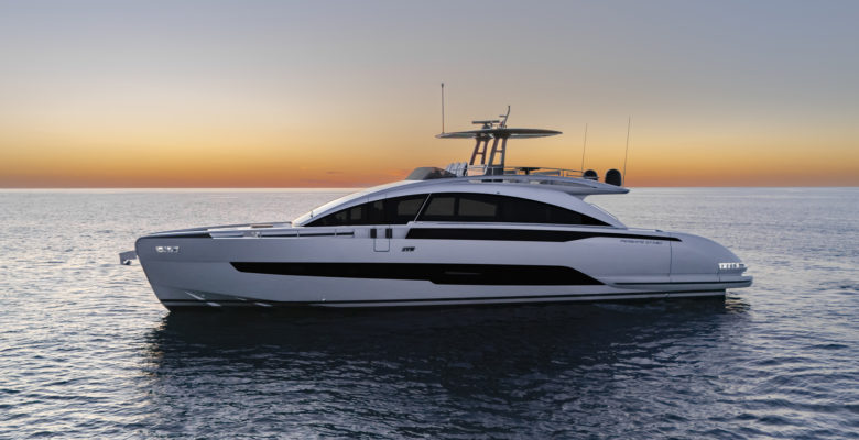 the Pershing GTX80 yacht