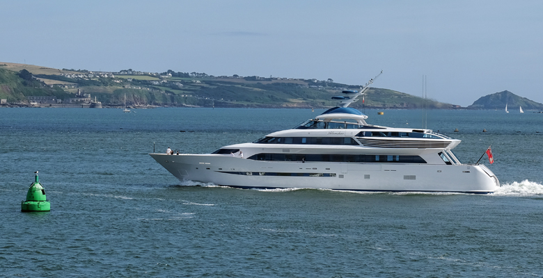 Alamshar is one of horse-themed superyachts for the Aga Khan