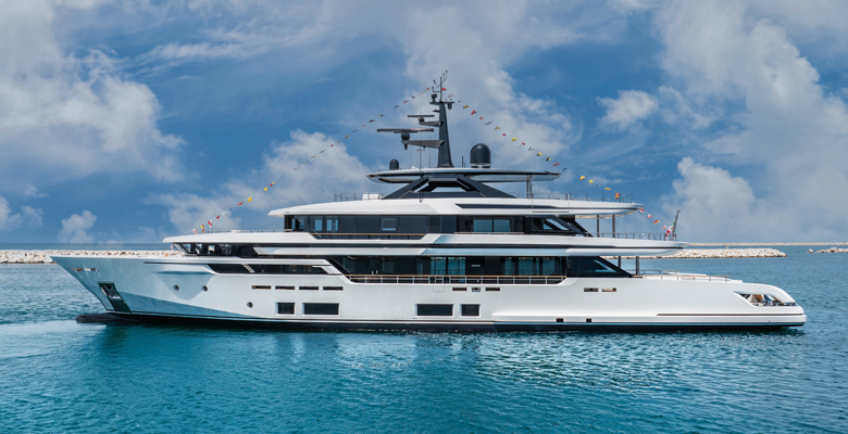 the yacht Asante is the first Custom Line 50