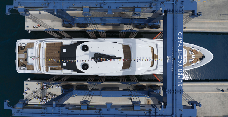 the yacht Asante is the first Custom Line 50