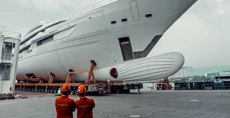 the yacht project Arrow at Turquoise Yachts