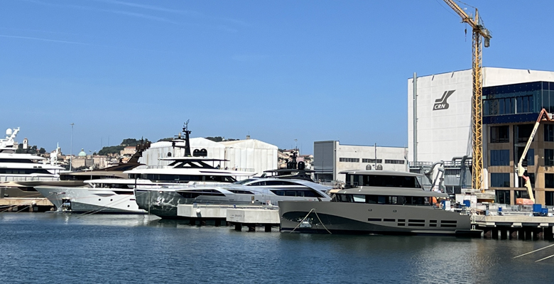 the Ferretti Group Superyacht Yard