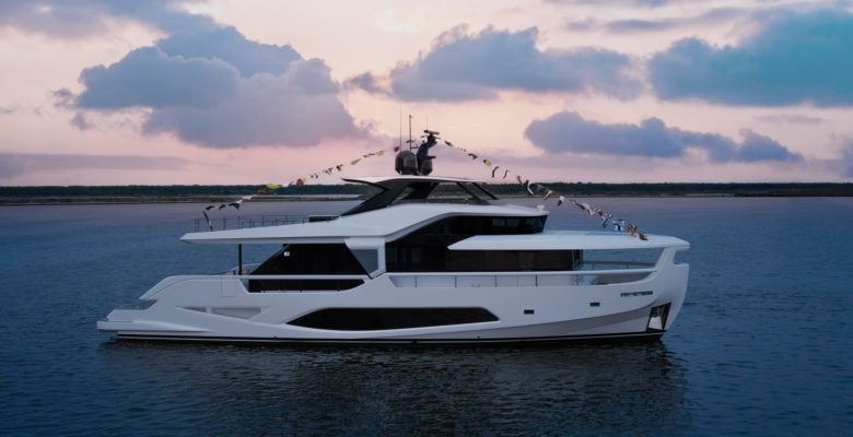 the first Infynito 80 yacht from Ferretti Yachts