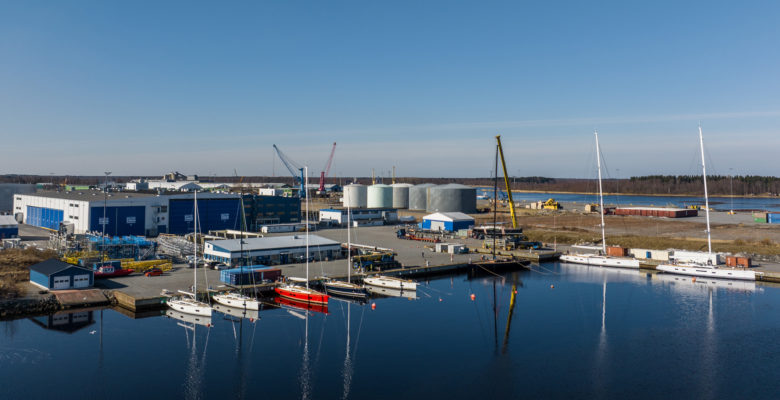 Nautor Swan shipyard in Finland