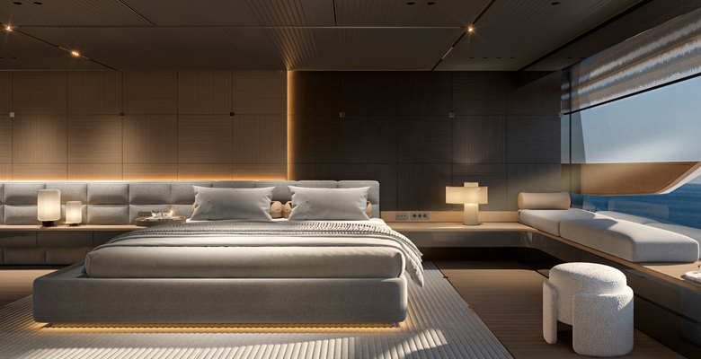 Cantieri di Pisa’s new Saturno 56 yacht features m2atelier design