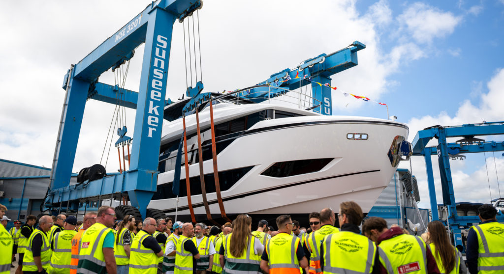 Sunseeker Ocean 156 yacht launch