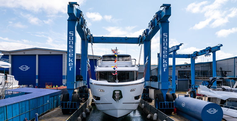 Sunseeker Ocean 156 yacht launch