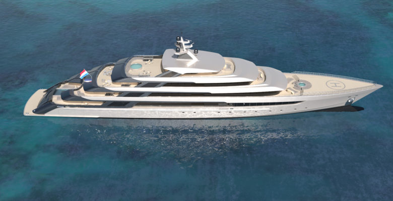 White Coral yacht concept from Mulder Design